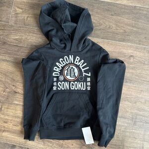 New With Tag Youth BW DBZ  Dragon Ball Z Son Goku Black Hoodie Size  XXS 4/5